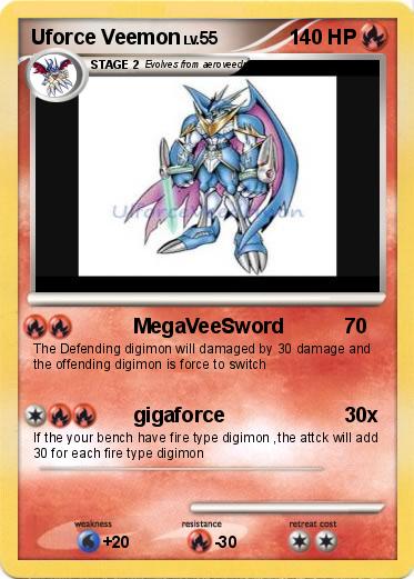 Pokemon Uforce Veemon