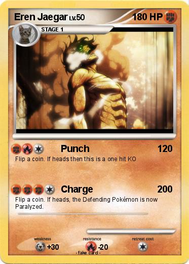 Pokemon Eren Jaegar