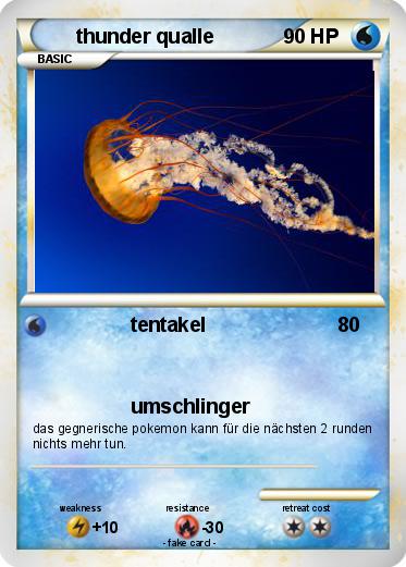 Pokemon thunder qualle