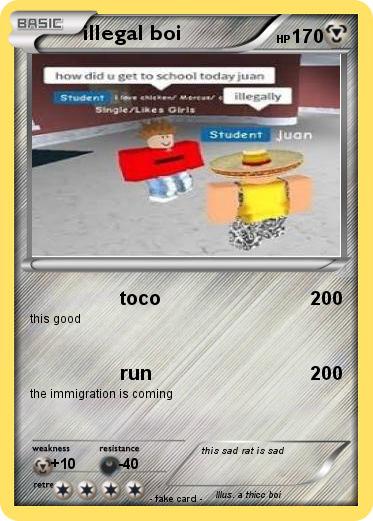 Pokemon illegal boi