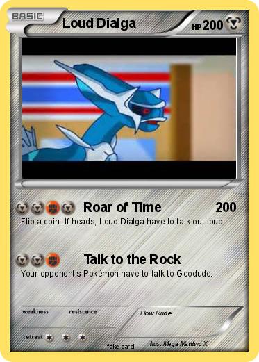 Pokemon Loud Dialga