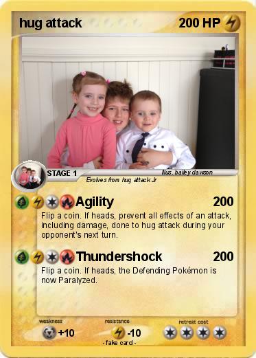 Pokemon hug attack