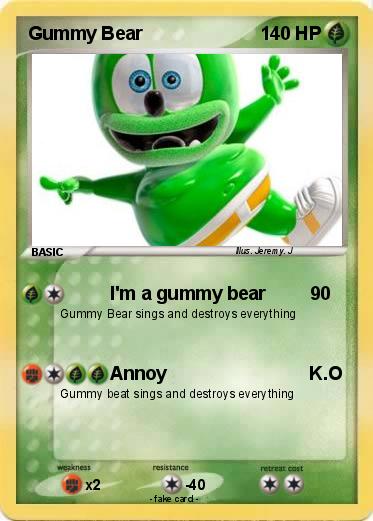 Pokemon Gummy Bear