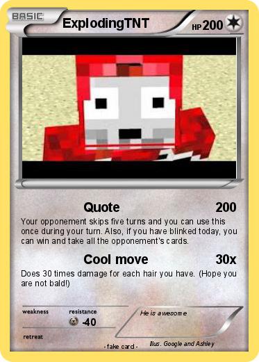 Pokemon ExplodingTNT