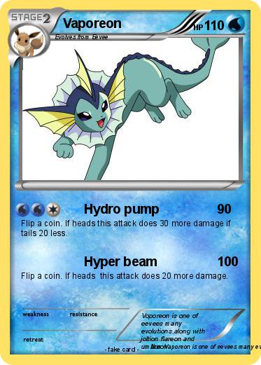 Pokemon Vaporeon