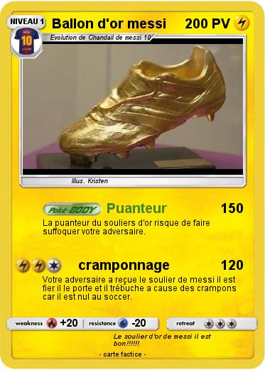 Pokemon Ballon d'or messi