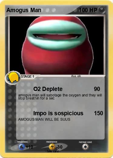 Pokemon Amogus Man