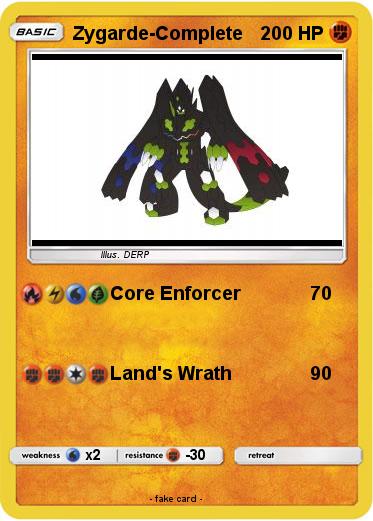 Pokemon Zygarde-Complete