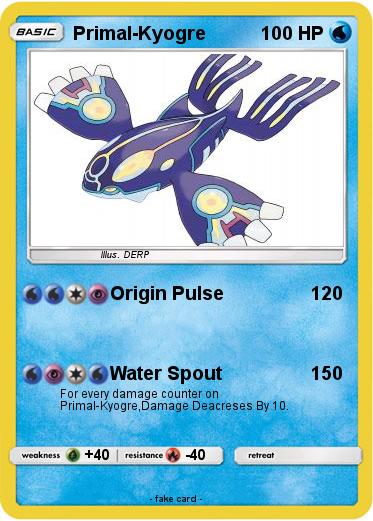 Pokemon Primal-Kyogre