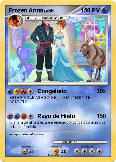 Pokemon Frozen Anna