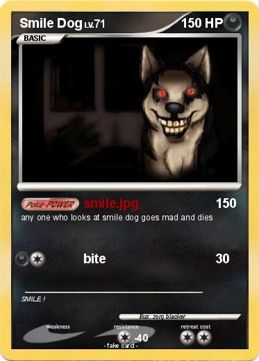 Pokemon Smile Dog