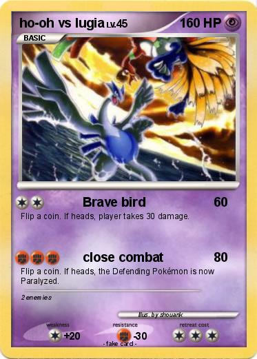 Pokemon ho-oh vs lugia