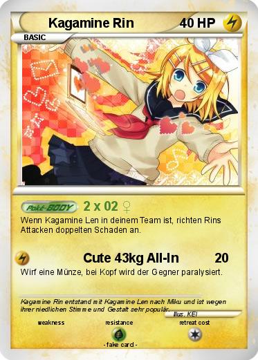 Pokemon Kagamine Rin