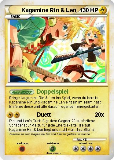 Pokemon Kagamine Rin & Len