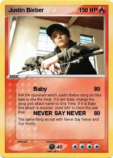 Pokemon Justin Bieber