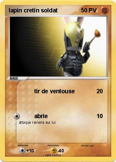Pokemon lapin cretin soldat