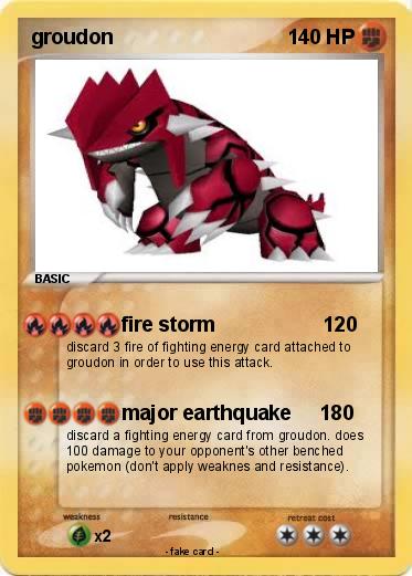 Pokemon groudon
