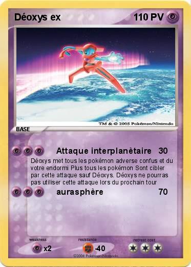 Pokemon Déoxys ex