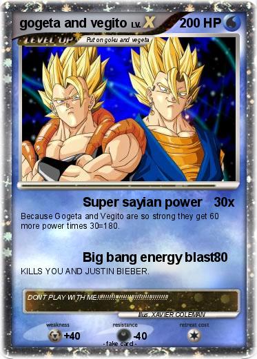 Pokemon gogeta and vegito