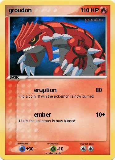 Pokemon groudon