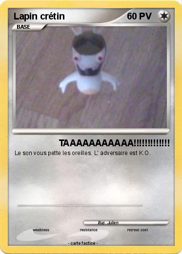 Pokemon Lapin crétin