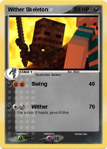 Pokemon Wither Skeleton