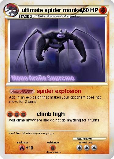 Pokemon ultimate spider monkey