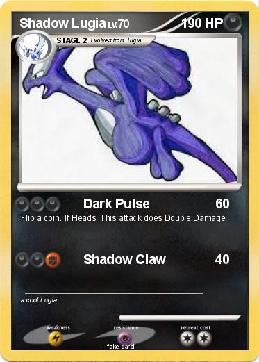 Pokemon Shadow Lugia
