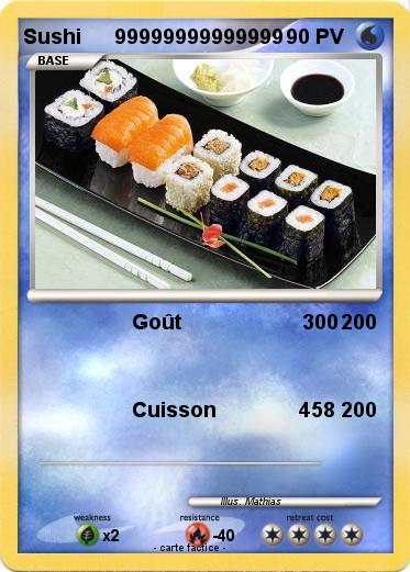 Pokemon Sushi      99999999999999