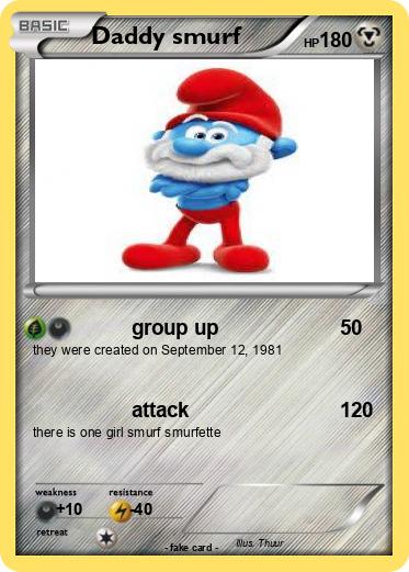 Pokemon Daddy smurf