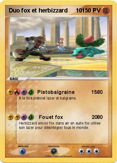 Pokemon Duo fox et herbizzard     10