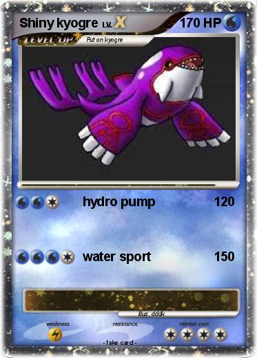 Pokemon Shiny kyogre