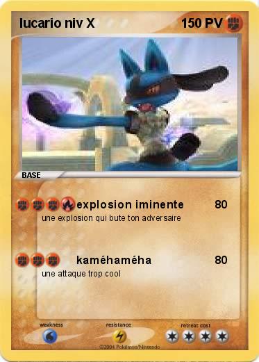 Pokemon lucario niv X