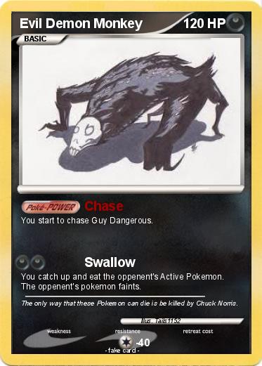 Pokemon Evil Demon Monkey