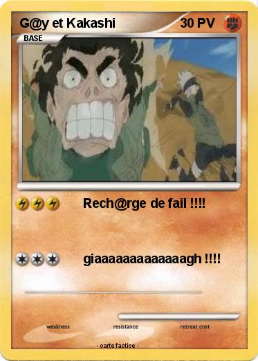 Pokemon G@y et Kakashi