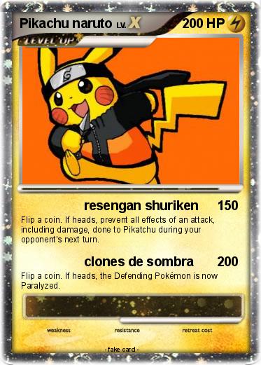 Pokemon Pikachu naruto