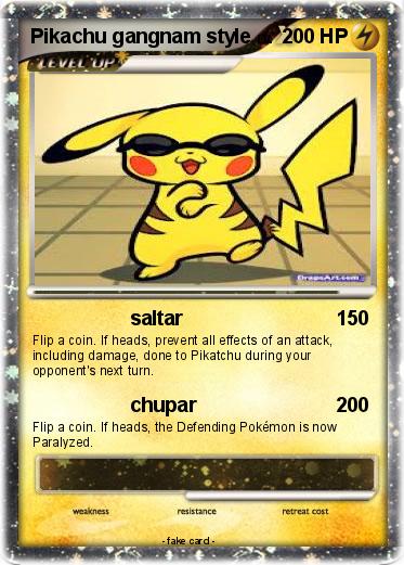 Pokemon Pikachu gangnam style