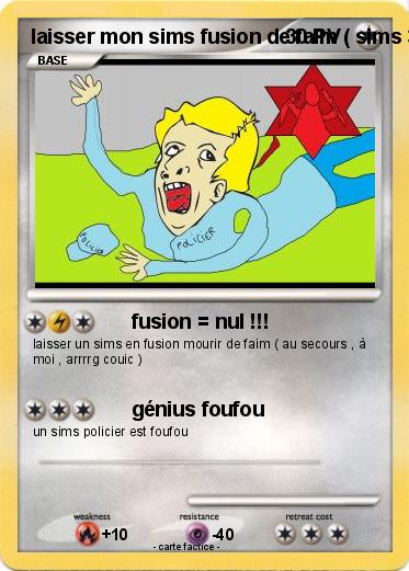 Pokemon laisser mon sims fusion de faim ( sims 3 animaux & cie 3DS )