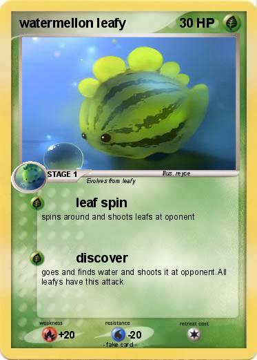 Pokemon watermellon leafy