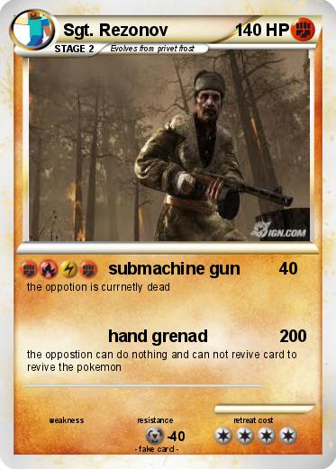 Pokemon Sgt. Rezonov