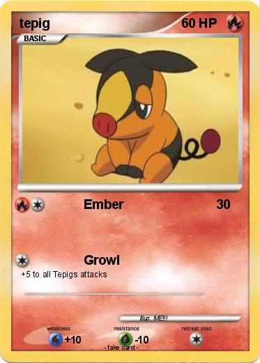 Pokemon tepig