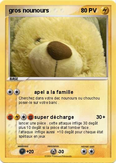 Pokemon gros nounours
