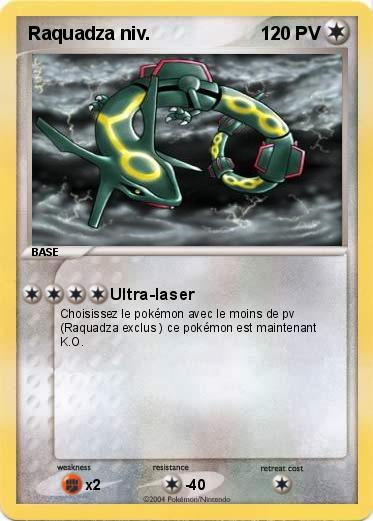 Pokemon Raquadza niv.