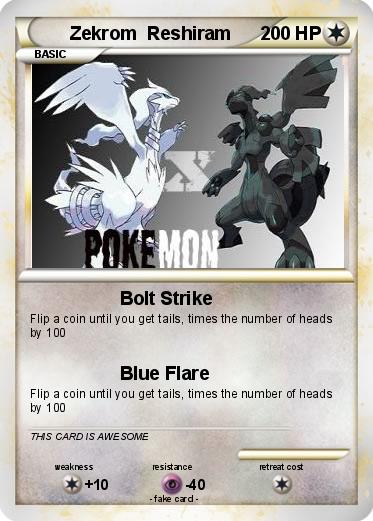 Pokemon Zekrom  Reshiram