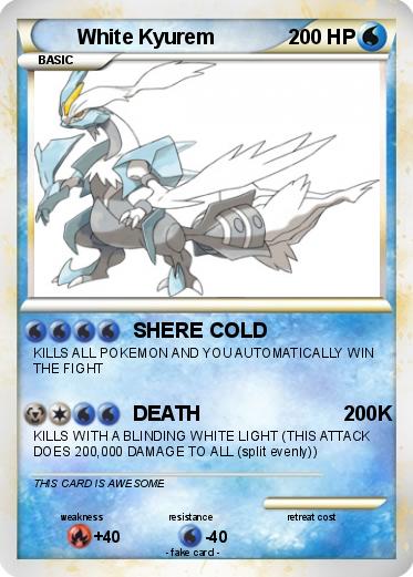 Pokemon White Kyurem
