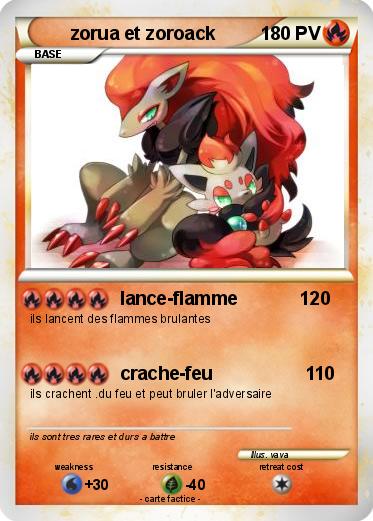 Pokemon zorua et zoroack