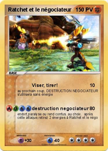 Pokemon Ratchet et le négociateur