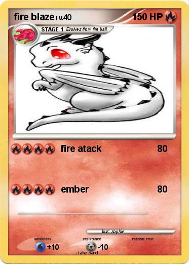 Pokemon fire blaze