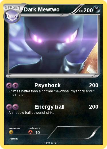 Pokemon Dark Mewtwo