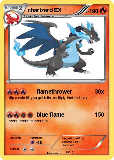 Pokemon charizard EX